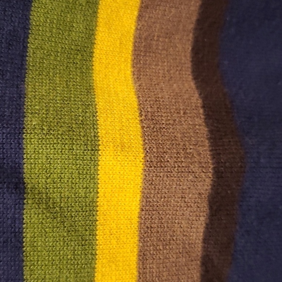 Tommy Hilfiger Men's Horizontal Stripped V-Neck Pullover Sweater XXL Green - Picture 12 of 12